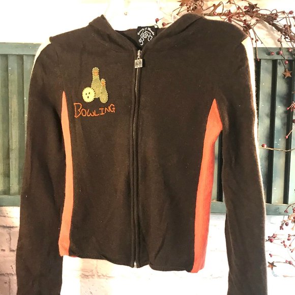 cashmere full zip hoodie